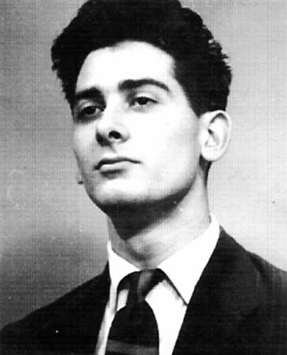 Portrait de Pierre Vidal dans sa jeunesse